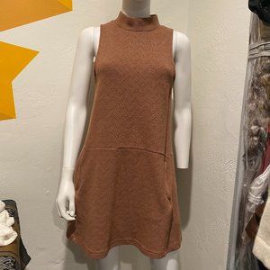 Free people orange dress size medium